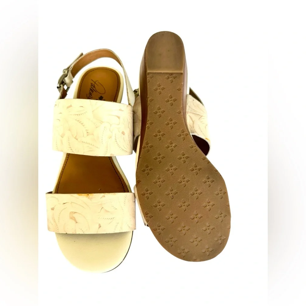 Patricia Nash Mirella Floral Leather Sandals